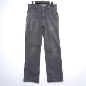 Carhartt Work Pants – Men's 30x30 – Distressed Gray Carpenter Utility Pants